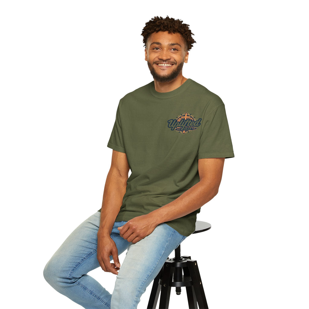 ⚡ Jesus Wasn’t Safe – Neither Am I | Bold Christian T-Shirt | Storm-Walking Faith Tee | Minimalist Black & White Design | Uplifted Gear Printify