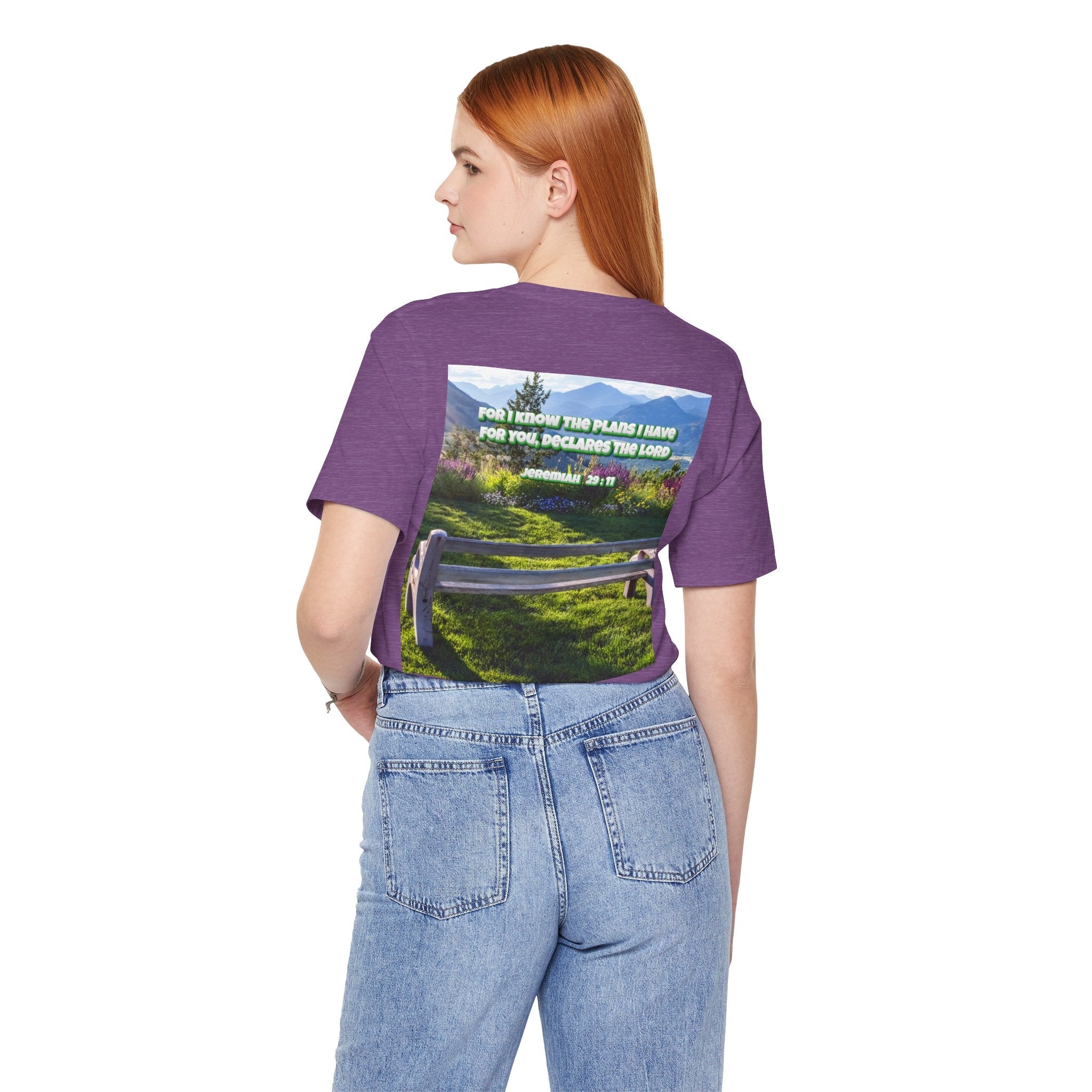 Bible Verse Unisex Tee - Jeremiah 29 : 11 Printify