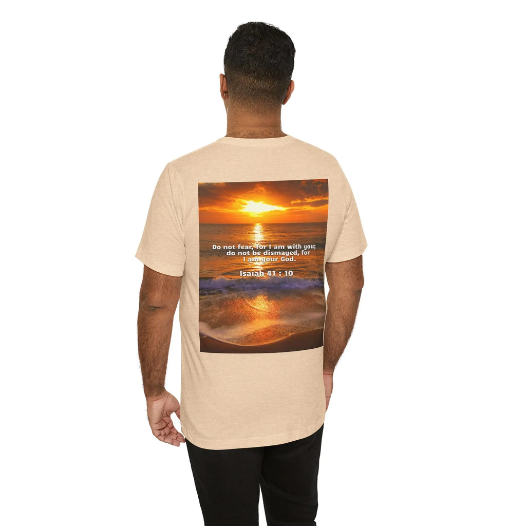 Bible Verse Unisex - Isaiah 41 : 10 Jersey Short Sleeve Tee Printify