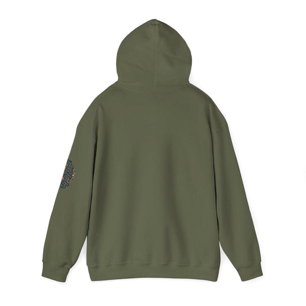 Jesus Saves Hoodie – Radiant Cross & Rays of Light Christian Sweatshirt for Eternal Hope & Faith Printify