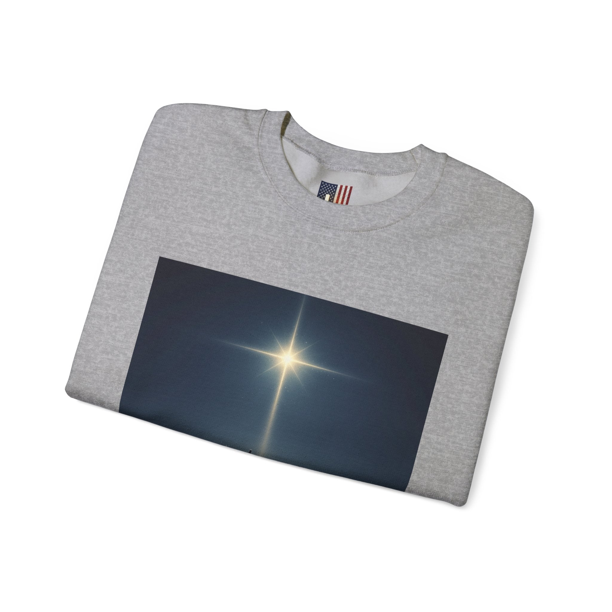 3 Wise Men Sweatshirt – Magi Camels Nativity Journey Christian Christmas Sweatshirt for Epiphany Faith & Holy Night Printify