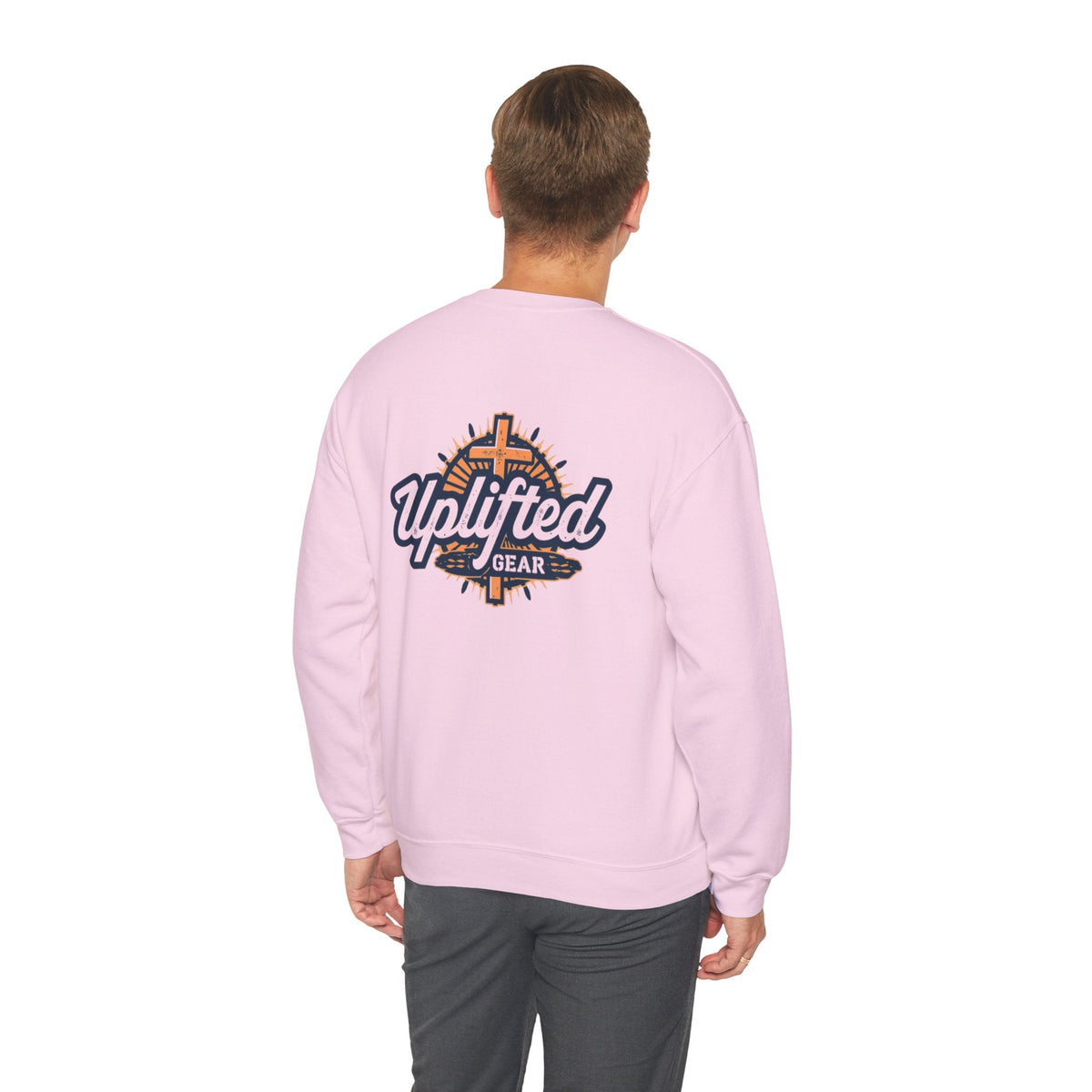 Uplifted Gear Christian Logo Sweatshirt Printify