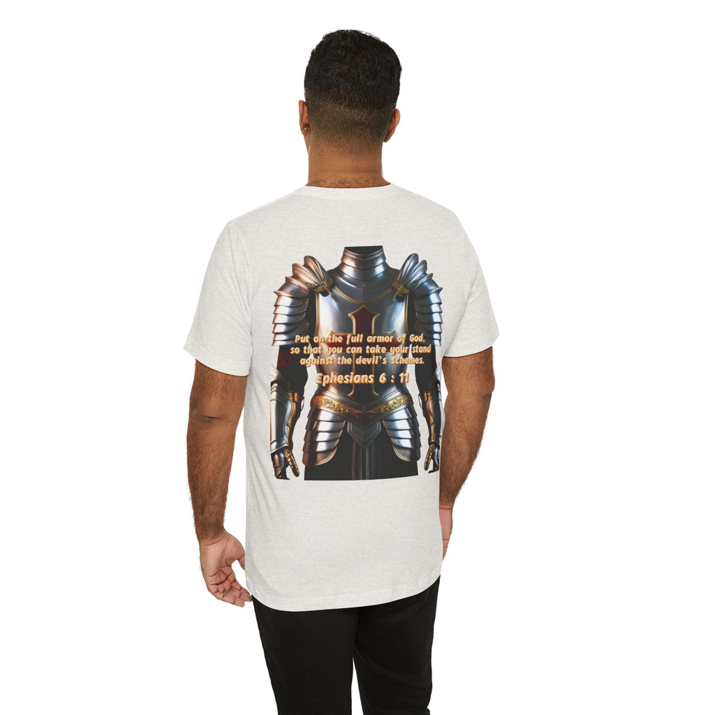 Religious Graphic Armor Of God Design - Unisex Jersey Short Sleeve Tee Printify