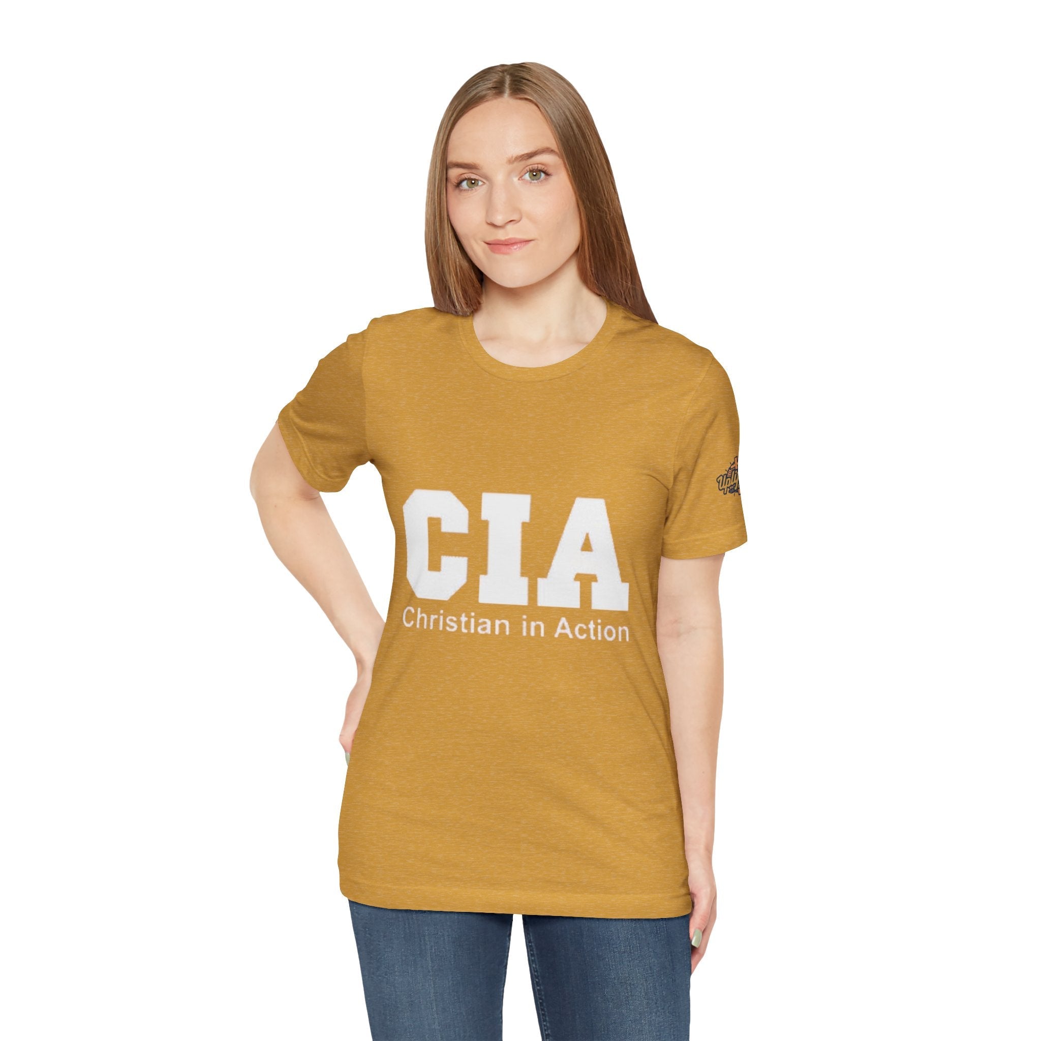 CIA Christian in Action T-shirt - Funny Faith Parody T-shirt - Mission Ready Apparel Printify