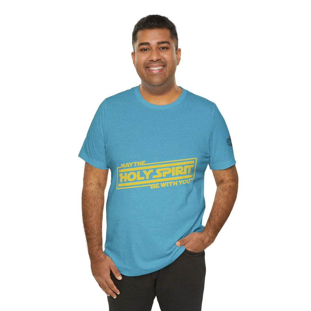 May the Holy Spirit Be With You T-shirt - Christian Star Wars Parody T-shirt Printify