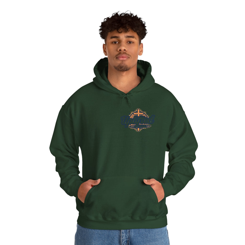 Religious Graphic Armor Of God Design - Unisex Heavy Blend™ Hooded Sweatshirt Printify