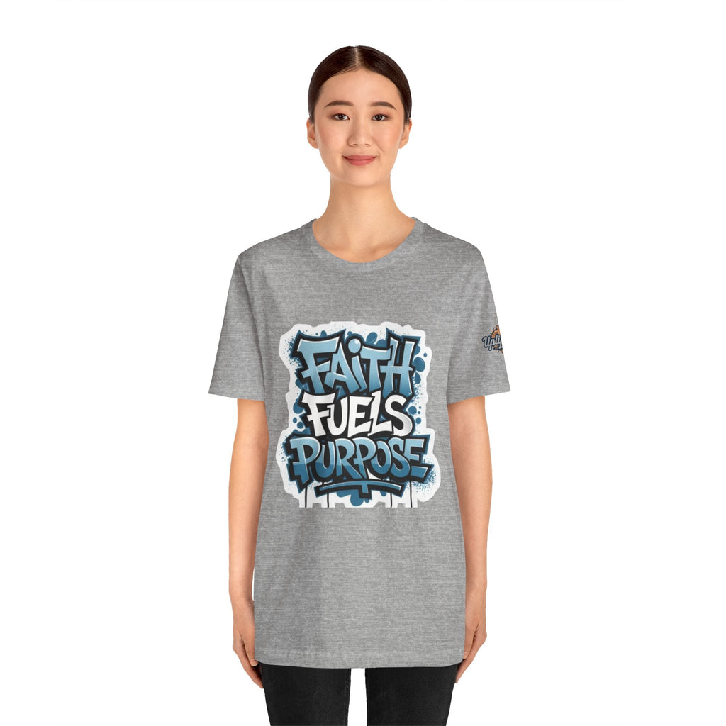 Faith Fuels Purpose T-shirt – Inspirational Christian T-shirt for Divine Drive & Unstoppable Belief Printify