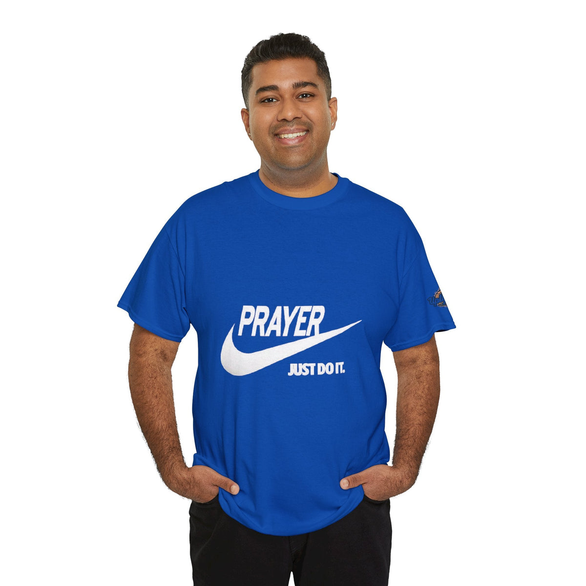 Prayer Just Do It T-shirt - Funny Christian Nike Parody T-shirt - Faith Gear Printify