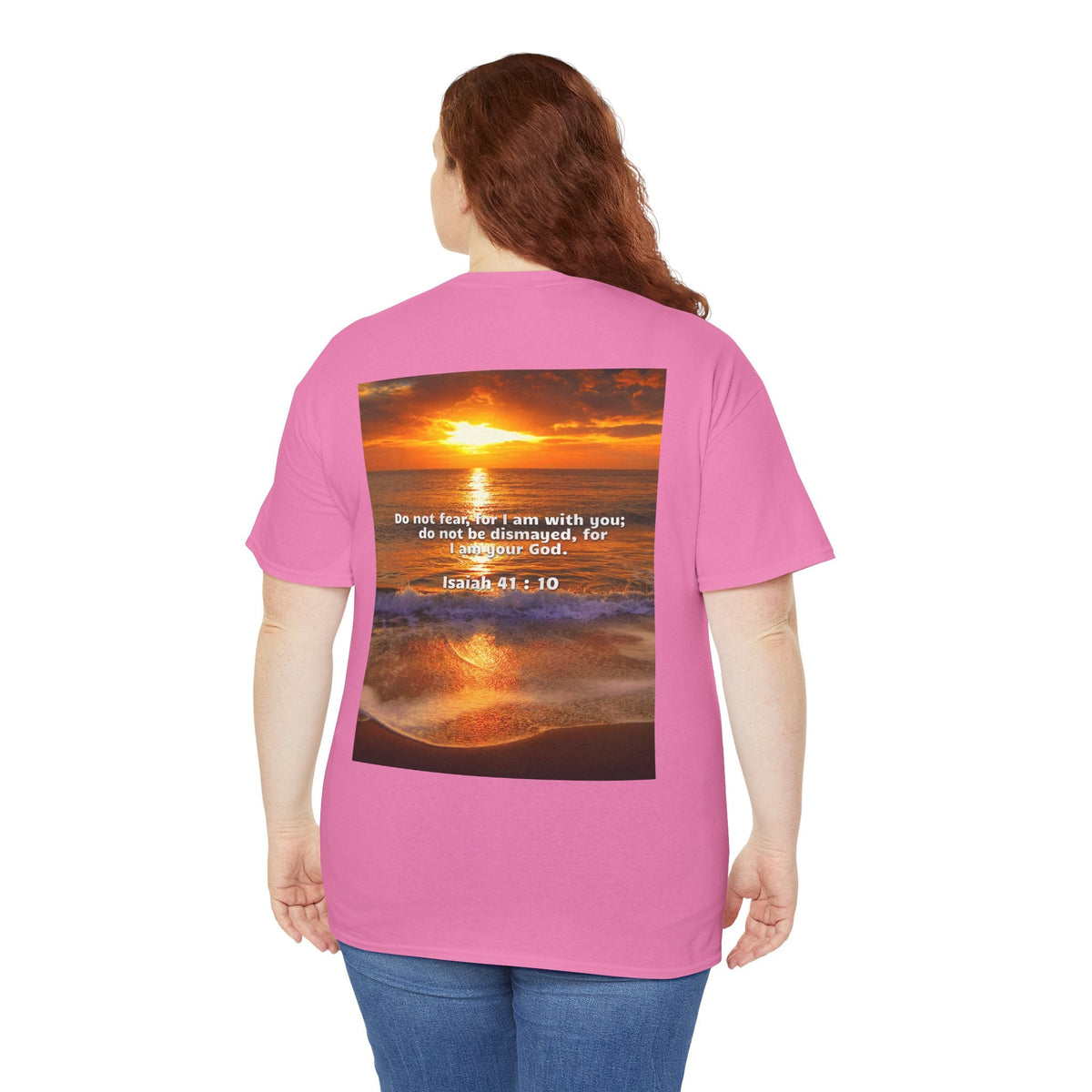 Bible Verse Unisex Tee -  Isaiah 41 : 10 Printify