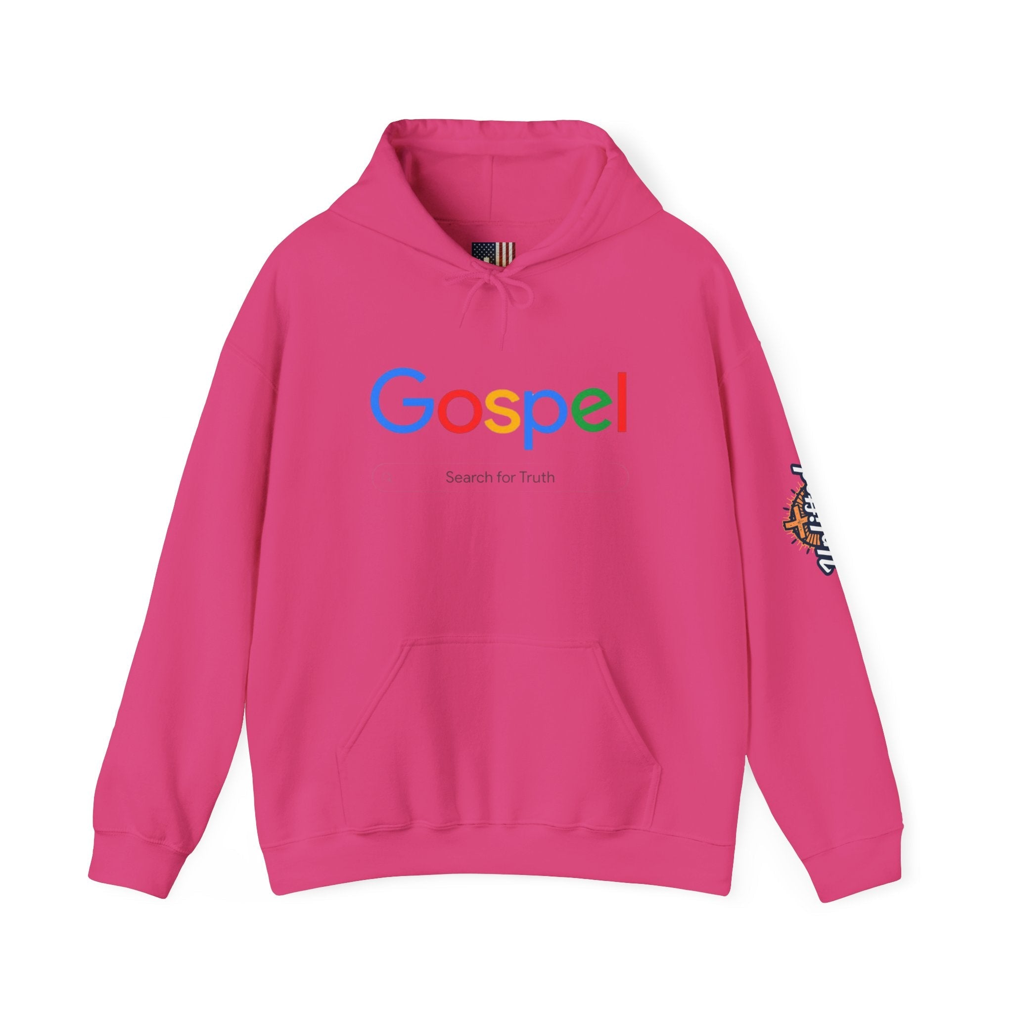Gospel Hoodie — "Search for Truth" Christian Faith Pullover Printify