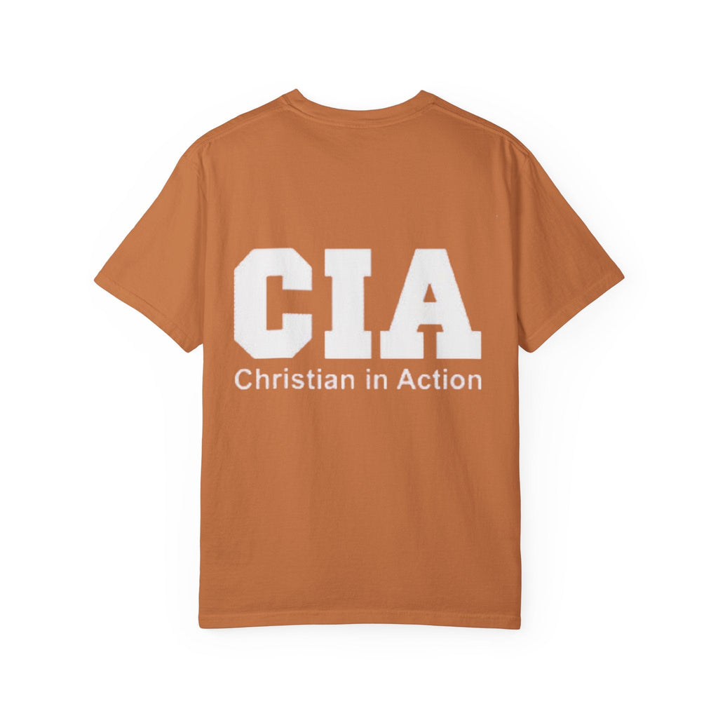 CIA Christian in Action T-shirt - Funny Faith Parody T-shirt - Mission Ready Apparel Printify