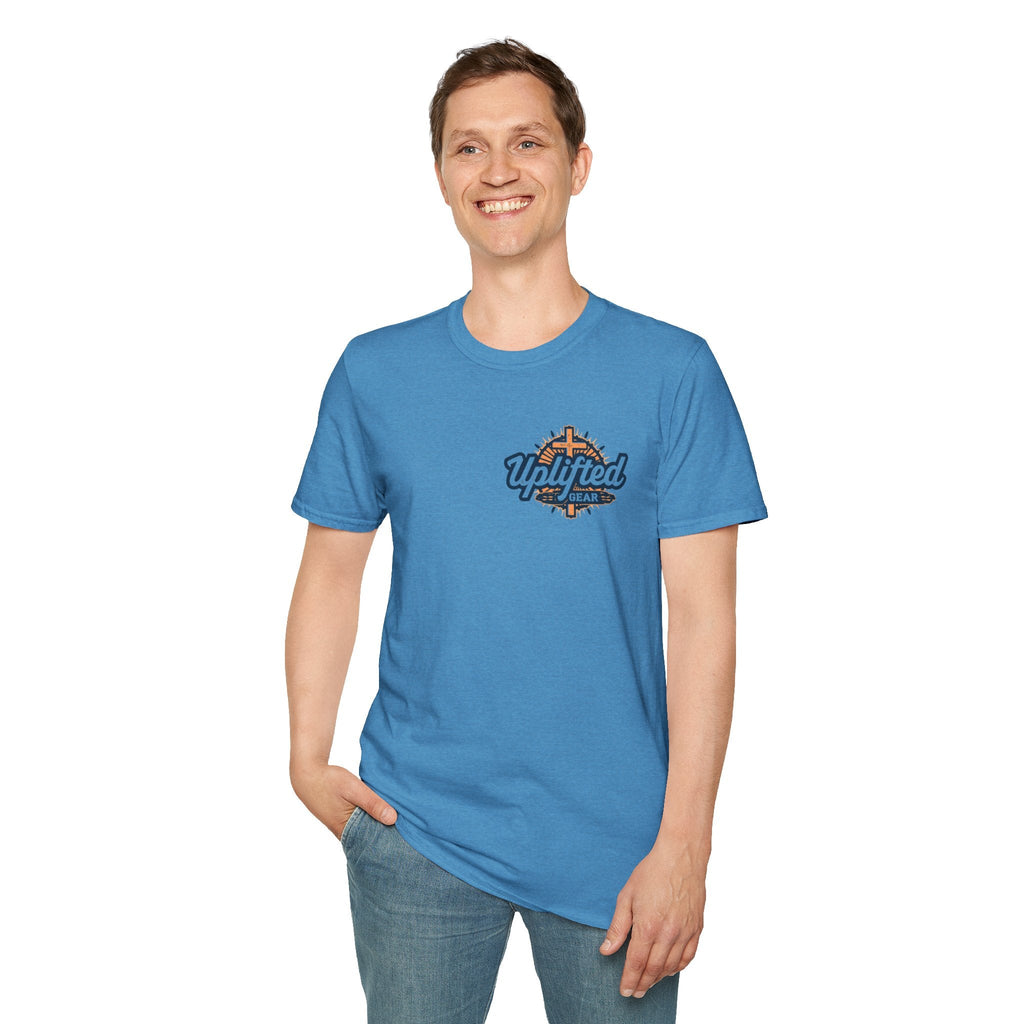 Religious Graphic Tee with Armor Of God Design - Unisex Softstyle T-Shirt Printify