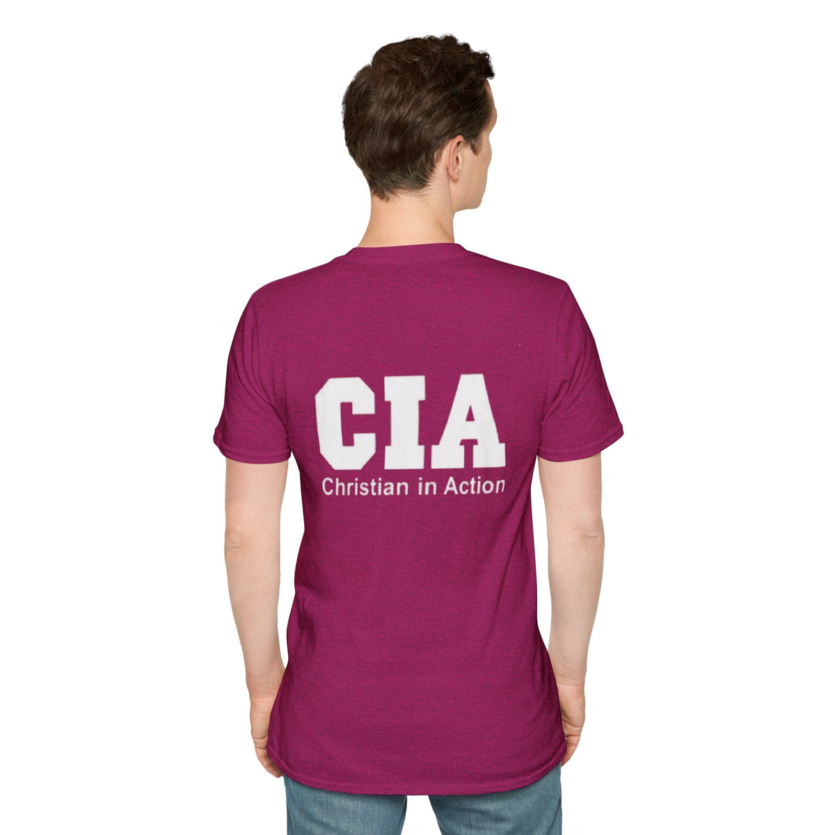CIA Christian in Action T-shirt - Funny Faith Parody T-shirt - Mission Ready Apparel Printify