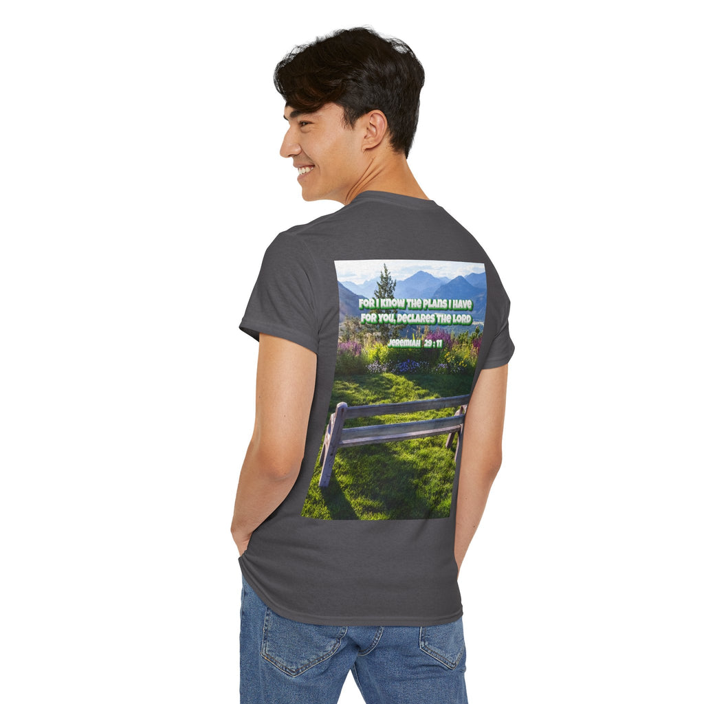Bible Verse Unisex Tee -  Jeremiah 29 : 11 Printify