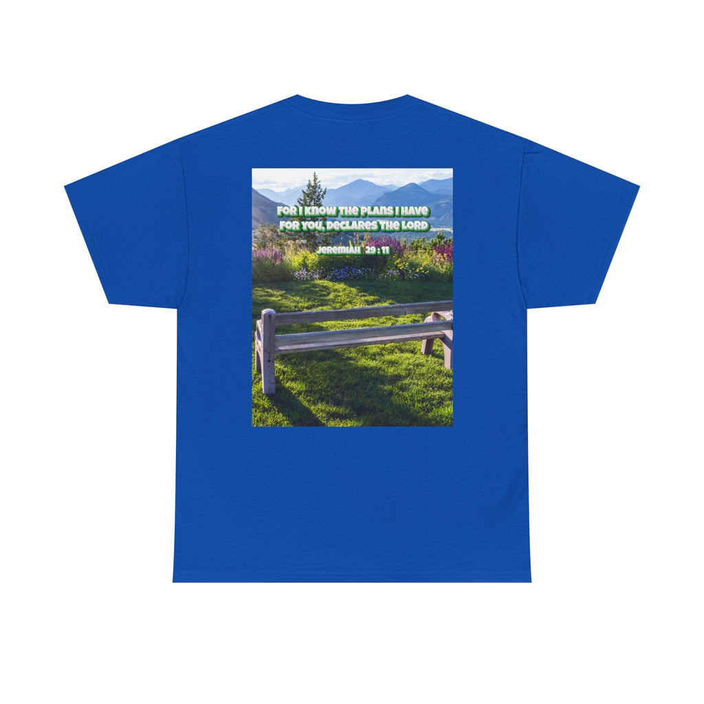 Bible Verse Unisex Tee -  Jeremiah 29 : 11 Printify