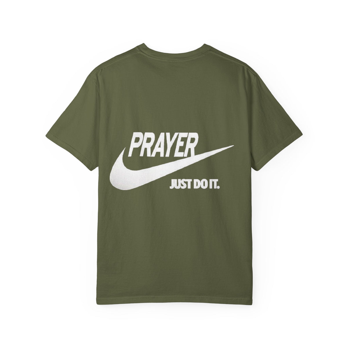 Prayer Just Do It T-shirt - Funny Christian Nike Parody T-shirt - Faith Gear Printify