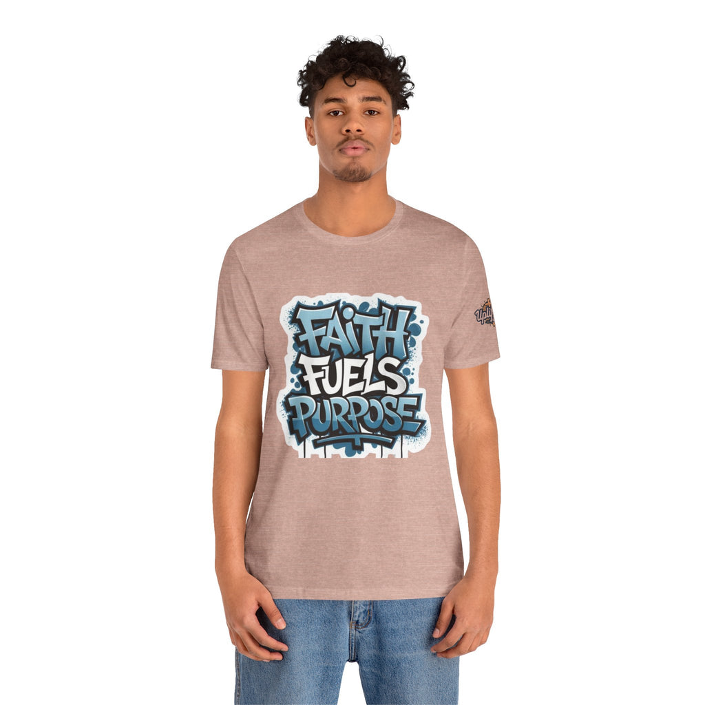 Faith Fuels Purpose T-shirt – Inspirational Christian T-shirt for Divine Drive & Unstoppable Belief Printify