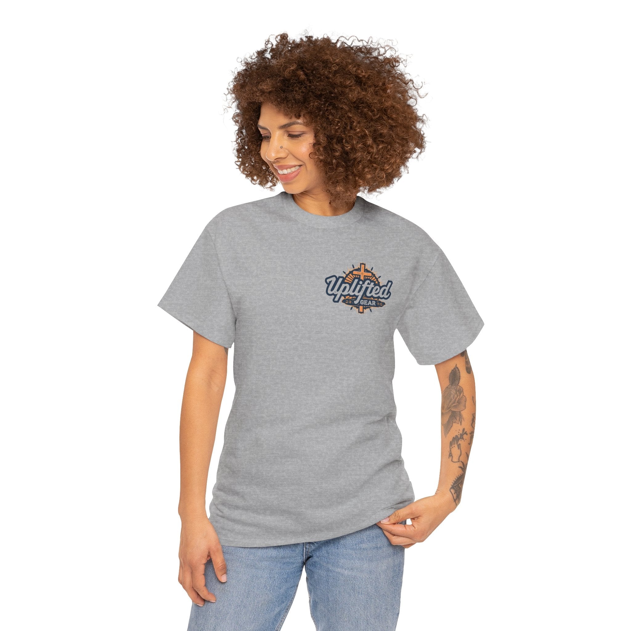 Religious Graphic Armor Of God Design - Unisex Heavy Cotton Tee Printify