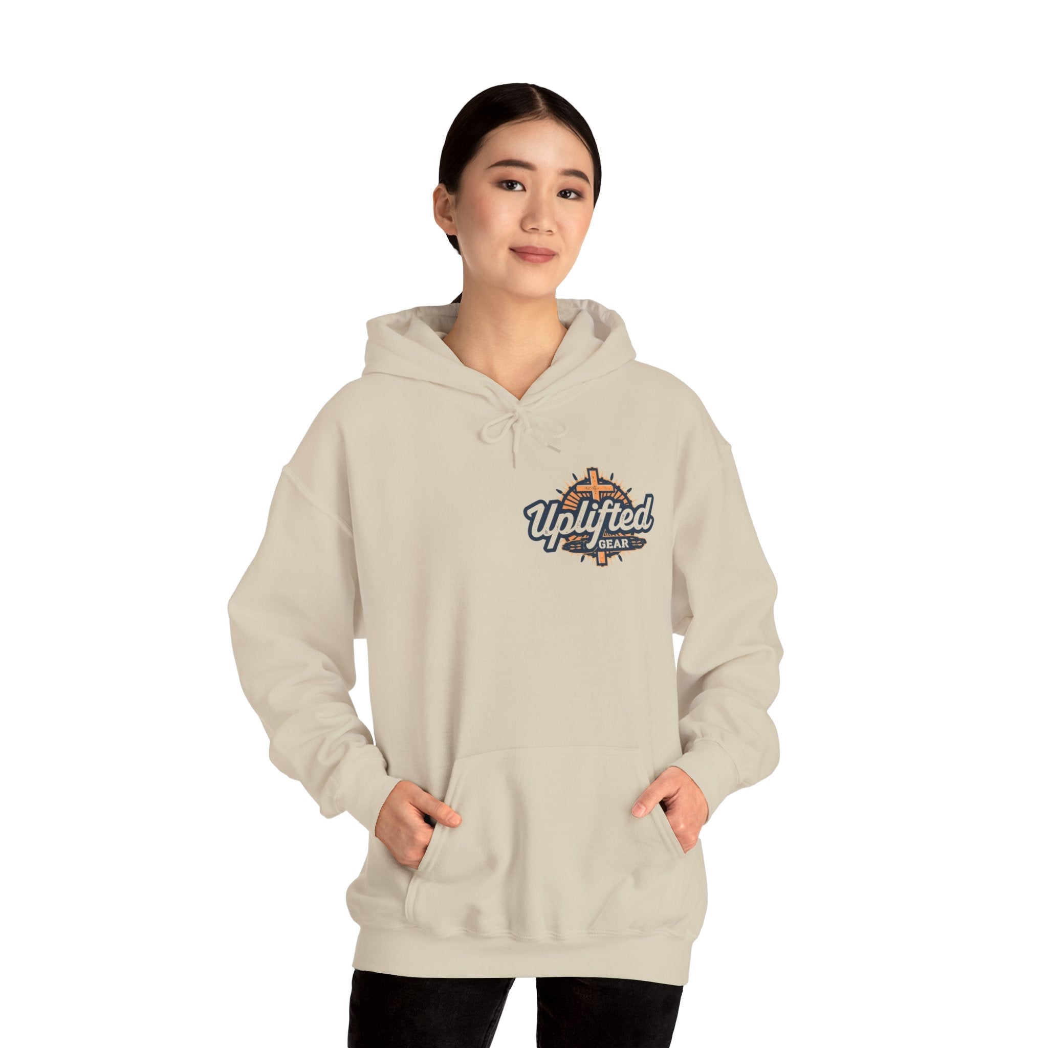 Bible Verse Unisex Heavy Blend™ Hooded Sweatshirt - Philippians 4 : 13 Printify