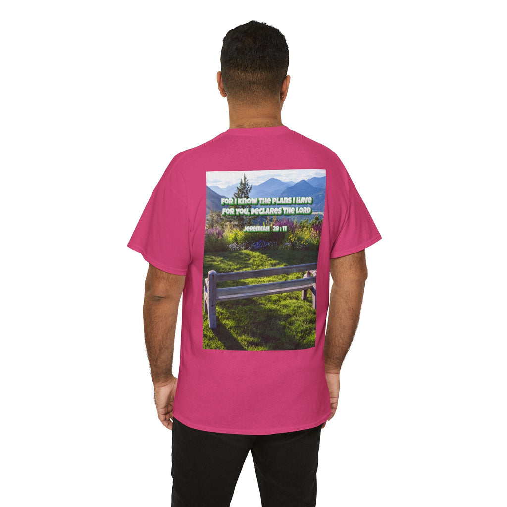 Bible Verse Unisex Tee -  Jeremiah 29 : 11 Printify