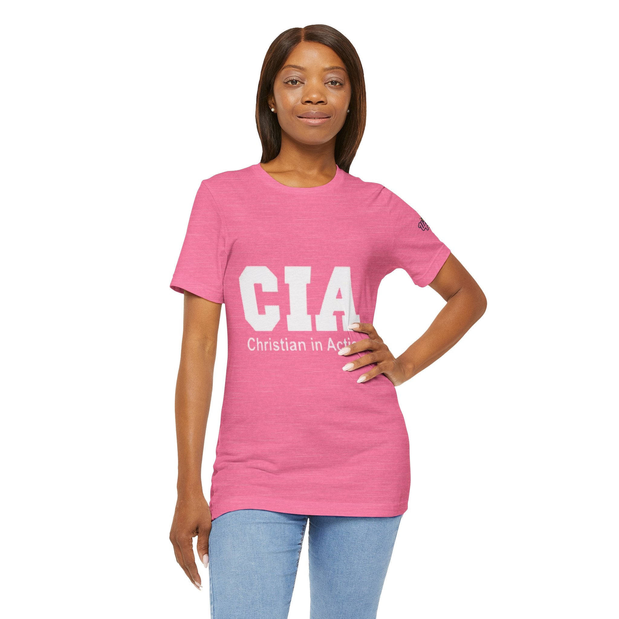 CIA Christian in Action T-shirt - Funny Faith Parody T-shirt - Mission Ready Apparel Printify