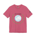 Joy to the World T-shirt – Wreath Earth Nativity Christian Christmas T-shirt for Isaiah 9:6 Holiday Faith & Festive Joy Printify