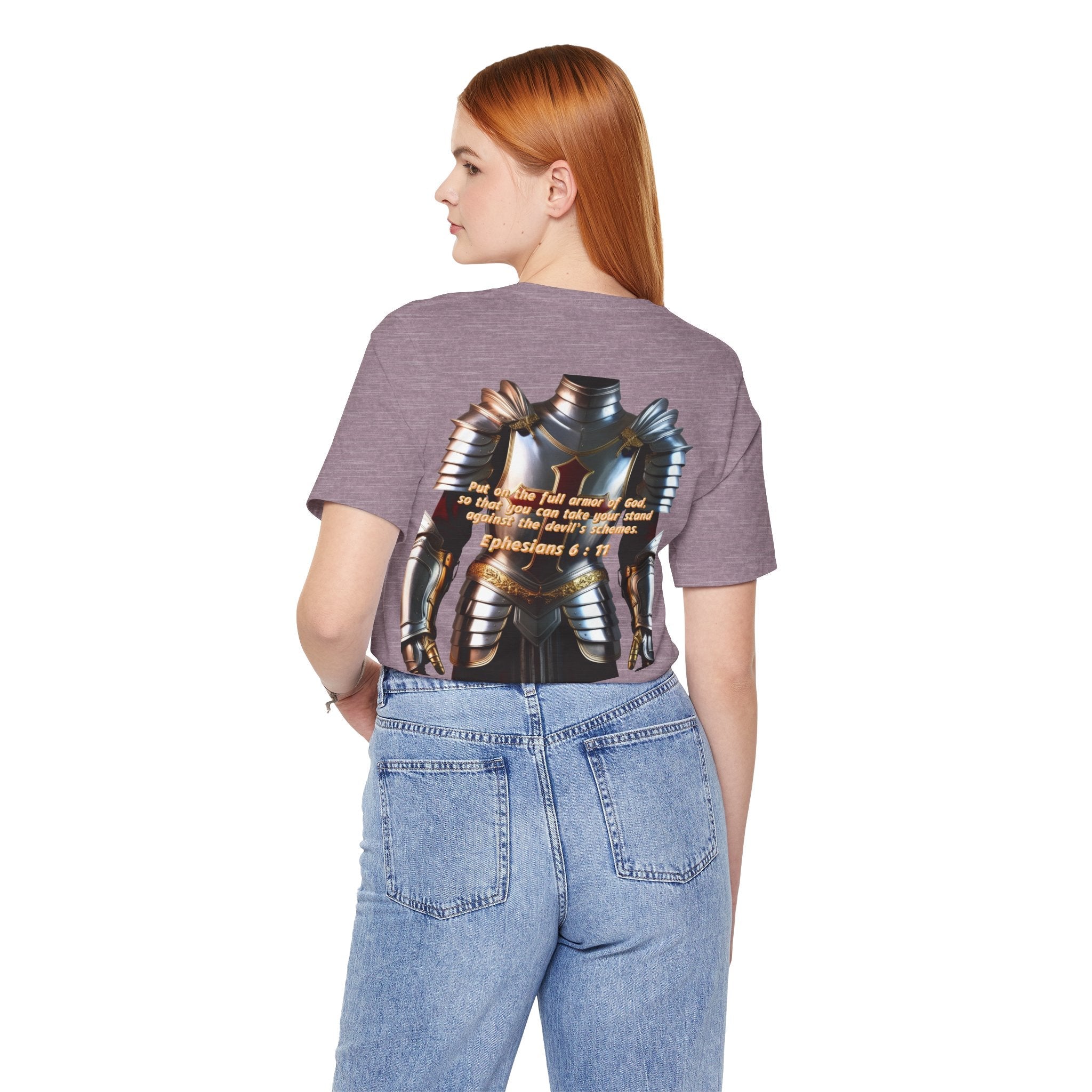 Religious Graphic Armor Of God Design - Unisex Jersey Short Sleeve Tee Printify