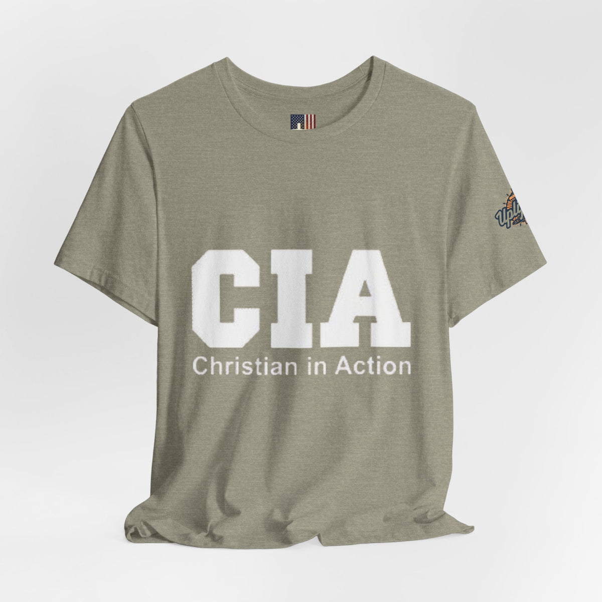 CIA Christian in Action T-shirt - Funny Faith Parody T-shirt - Mission Ready Apparel Printify