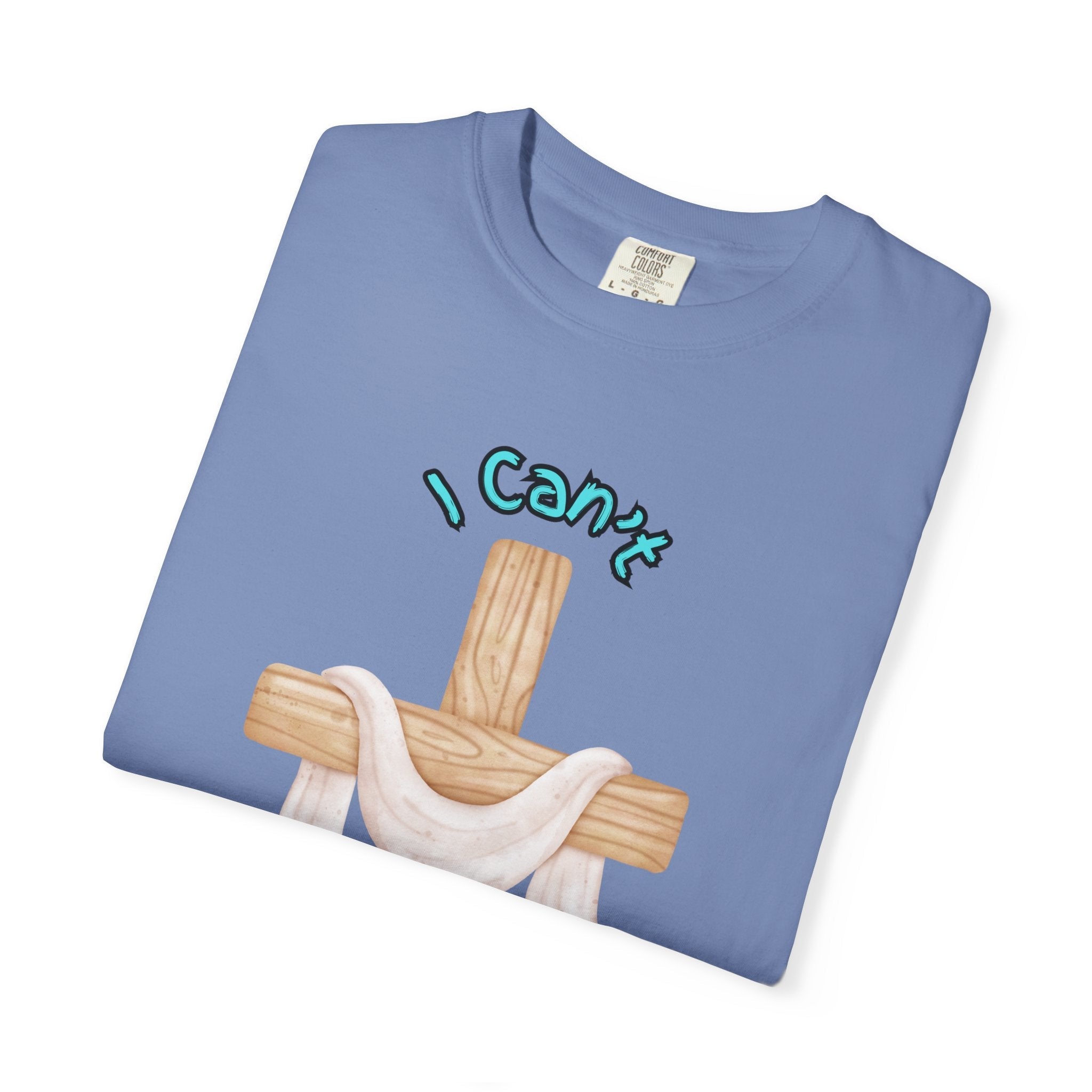 I Can’t, But I Know a Guy T-Shirt – Jesus Cross Christian Tee for Faithful Humor Printify