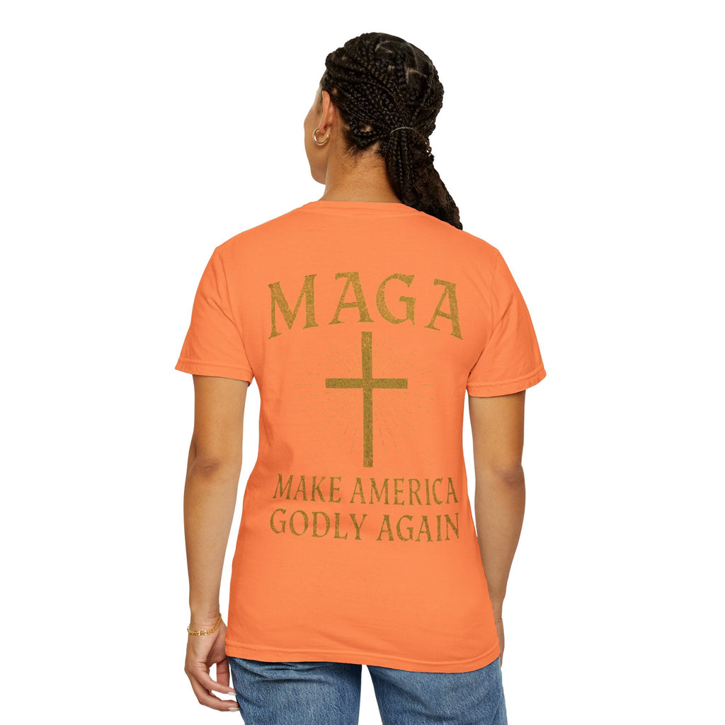 Make America Godly Again T-Shirt – MAGA Christian Patriotic Tee for Bold Faith & Freedom Printify