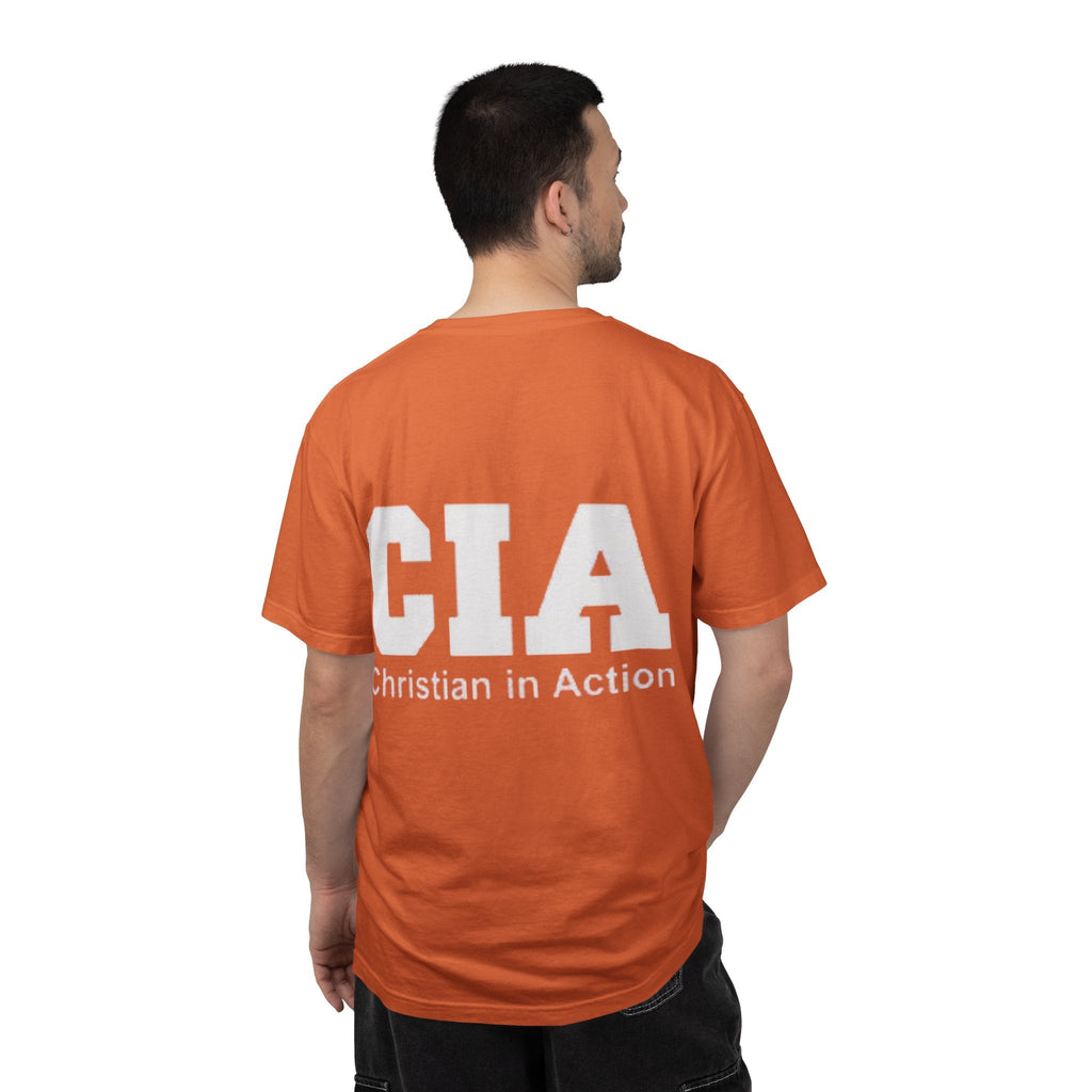 CIA Christian in Action T-shirt - Funny Faith Parody T-shirt - Mission Ready Apparel Printify