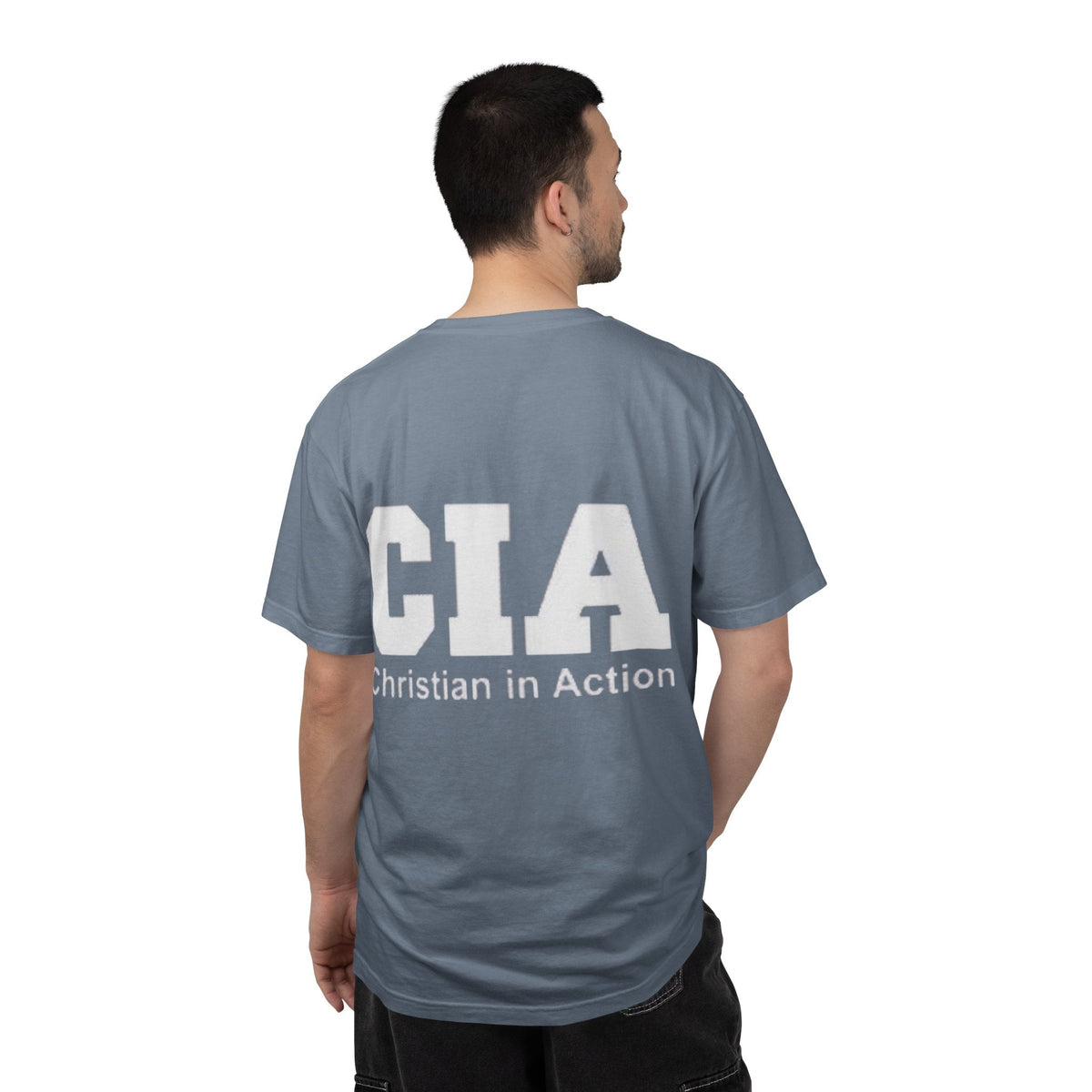 CIA Christian in Action T-shirt - Funny Faith Parody T-shirt - Mission Ready Apparel Printify