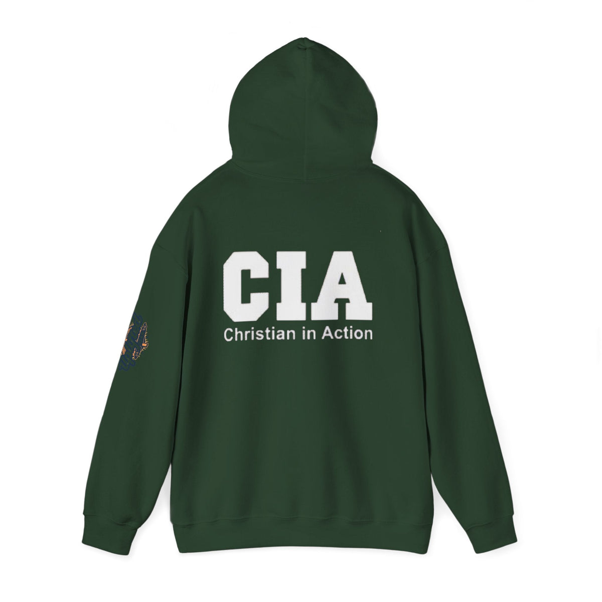 CIA Christian in Action Hoodie - Funny Faith Parody Hoodie - Mission Ready Apparel Printify