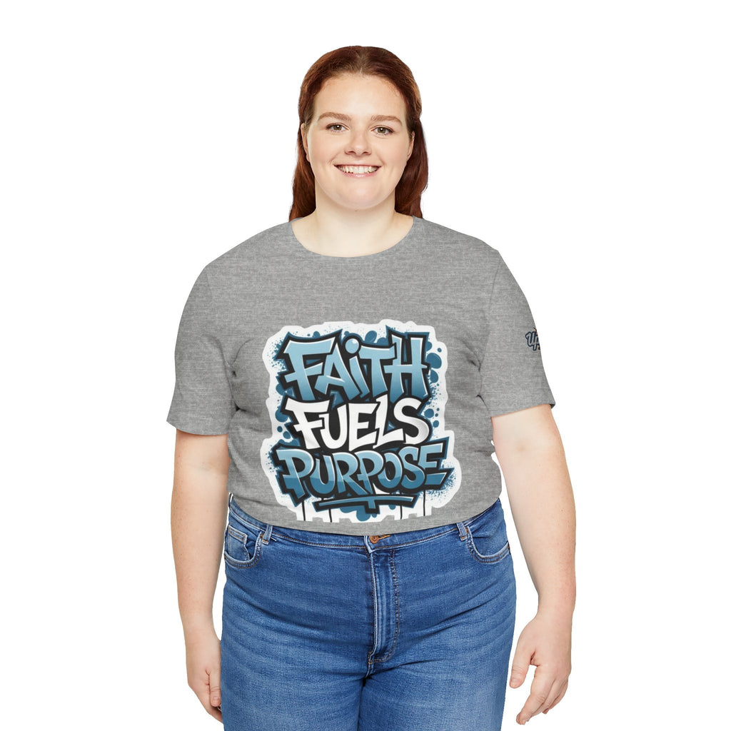 Faith Fuels Purpose T-shirt – Inspirational Christian T-shirt for Divine Drive & Unstoppable Belief Printify