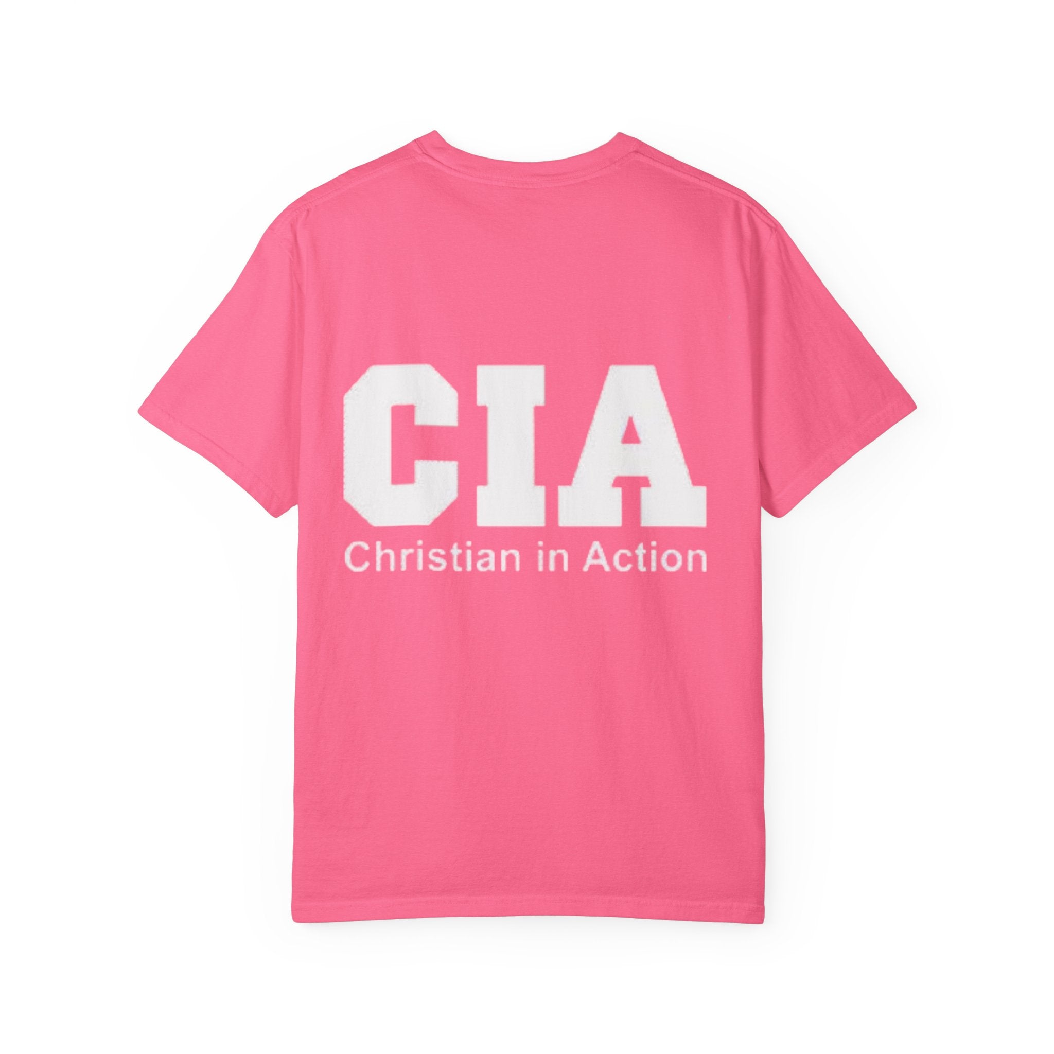 CIA Christian in Action T-shirt - Funny Faith Parody T-shirt - Mission Ready Apparel Printify