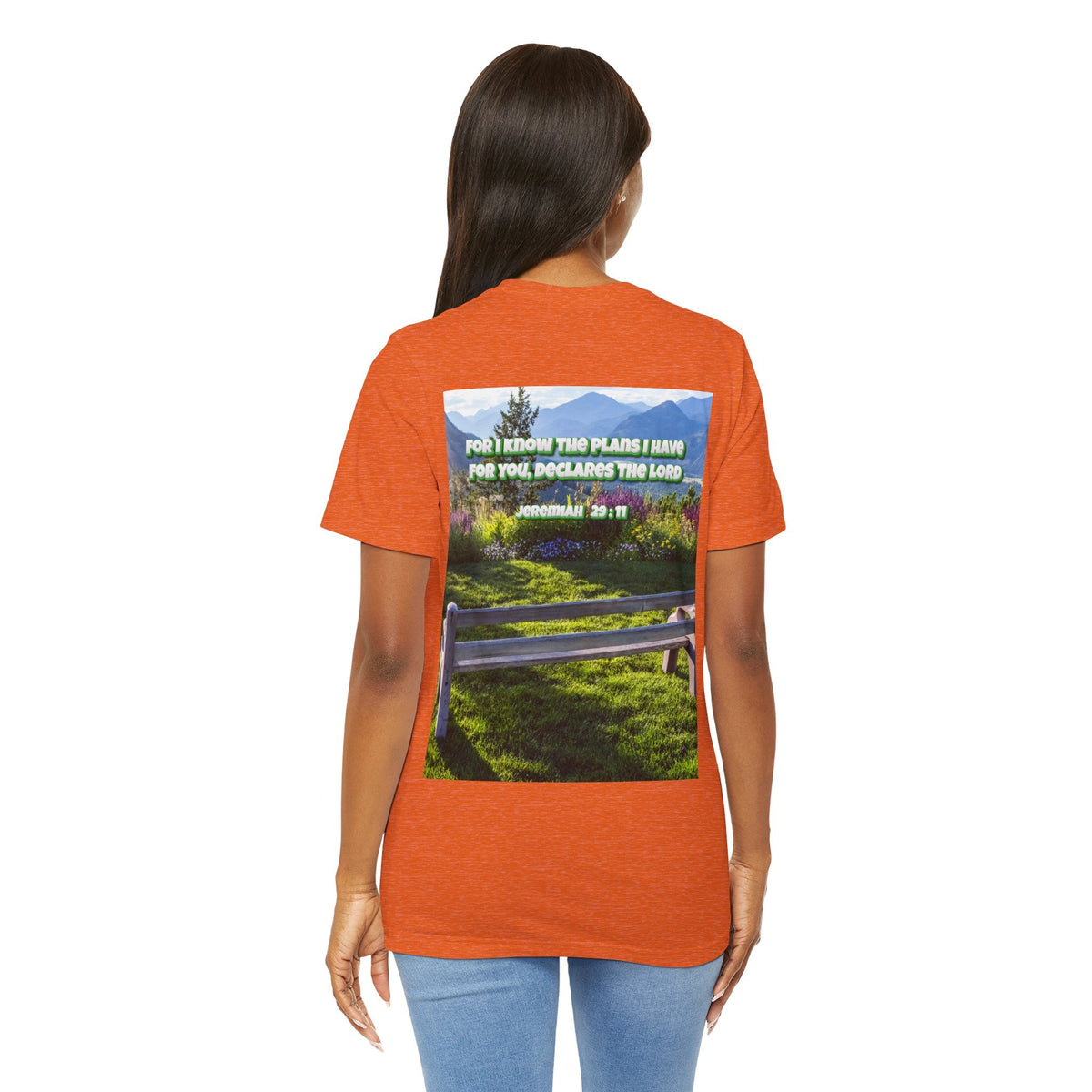 Bible Verse Unisex Tee - Jeremiah 29 : 11 Printify