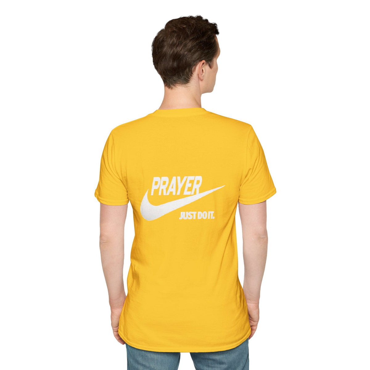Prayer Just Do It T-shirt - Funny Christian Nike Parody T-shirt - Faith Gear Printify