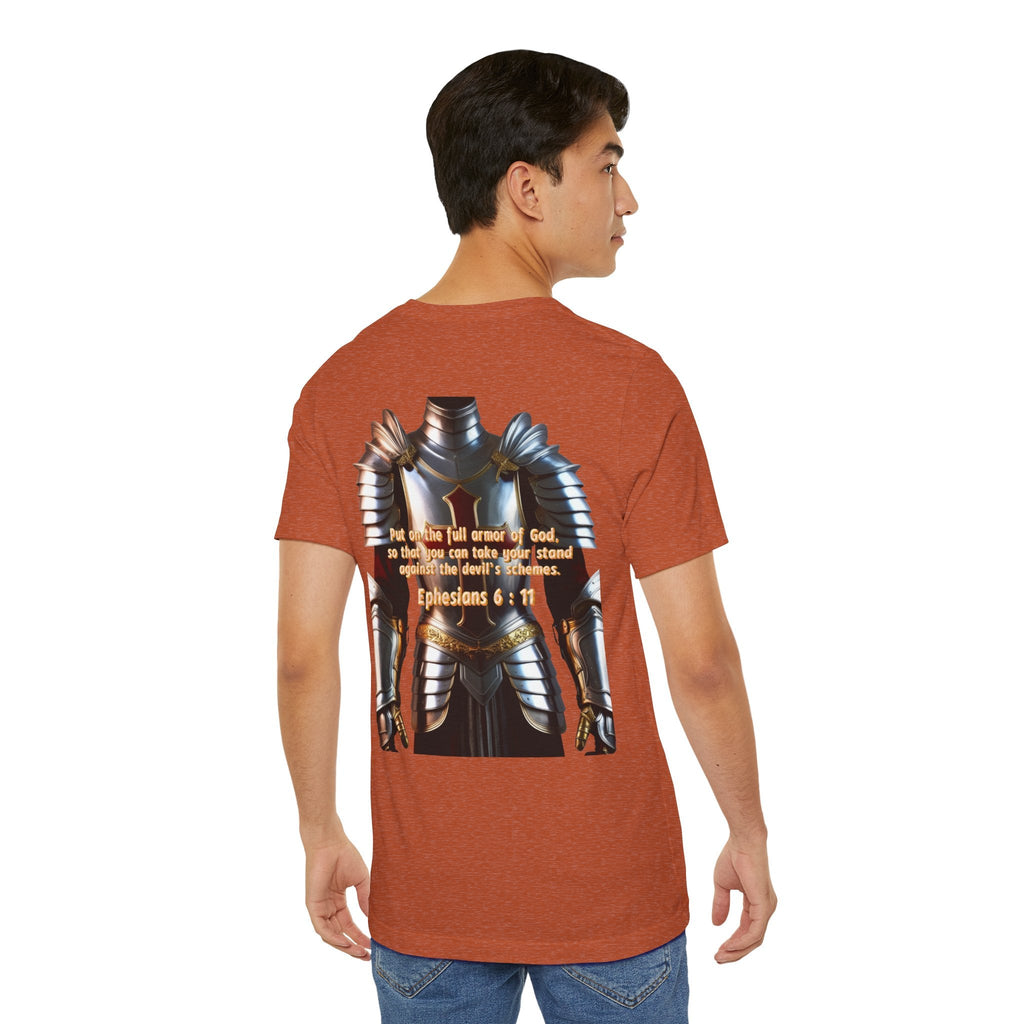Religious Graphic Armor Of God Design - Unisex Jersey Short Sleeve Tee Printify