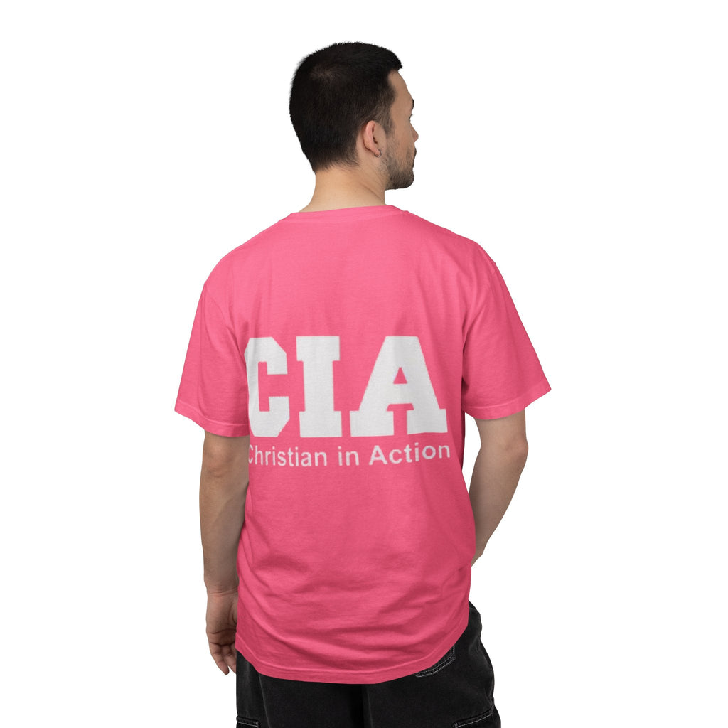 CIA Christian in Action T-shirt - Funny Faith Parody T-shirt - Mission Ready Apparel Printify