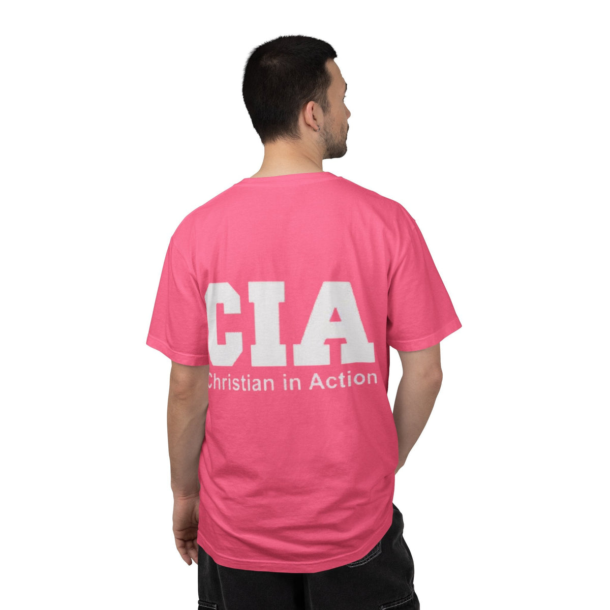 CIA Christian in Action T-shirt - Funny Faith Parody T-shirt - Mission Ready Apparel Printify