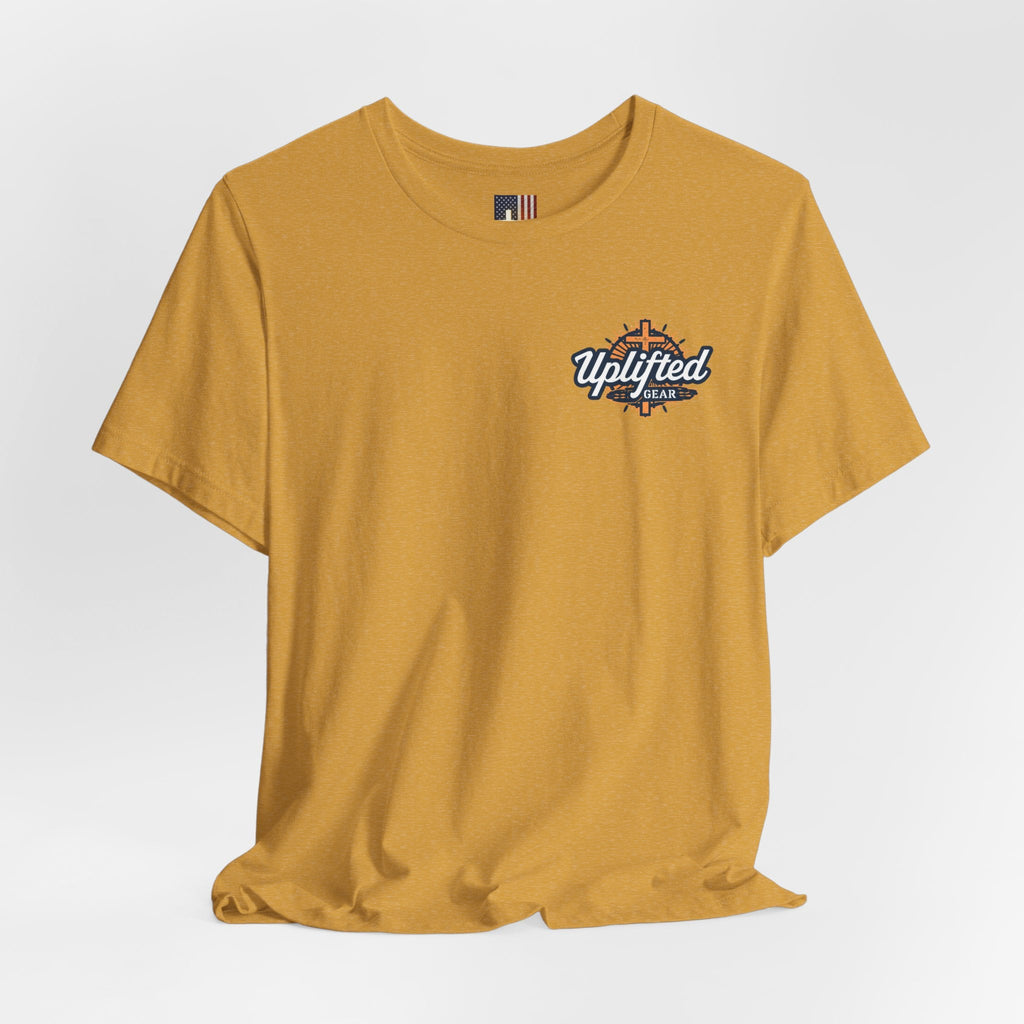MAGA Gold Letter T-Shirt — "Make America Great Again" Printify
