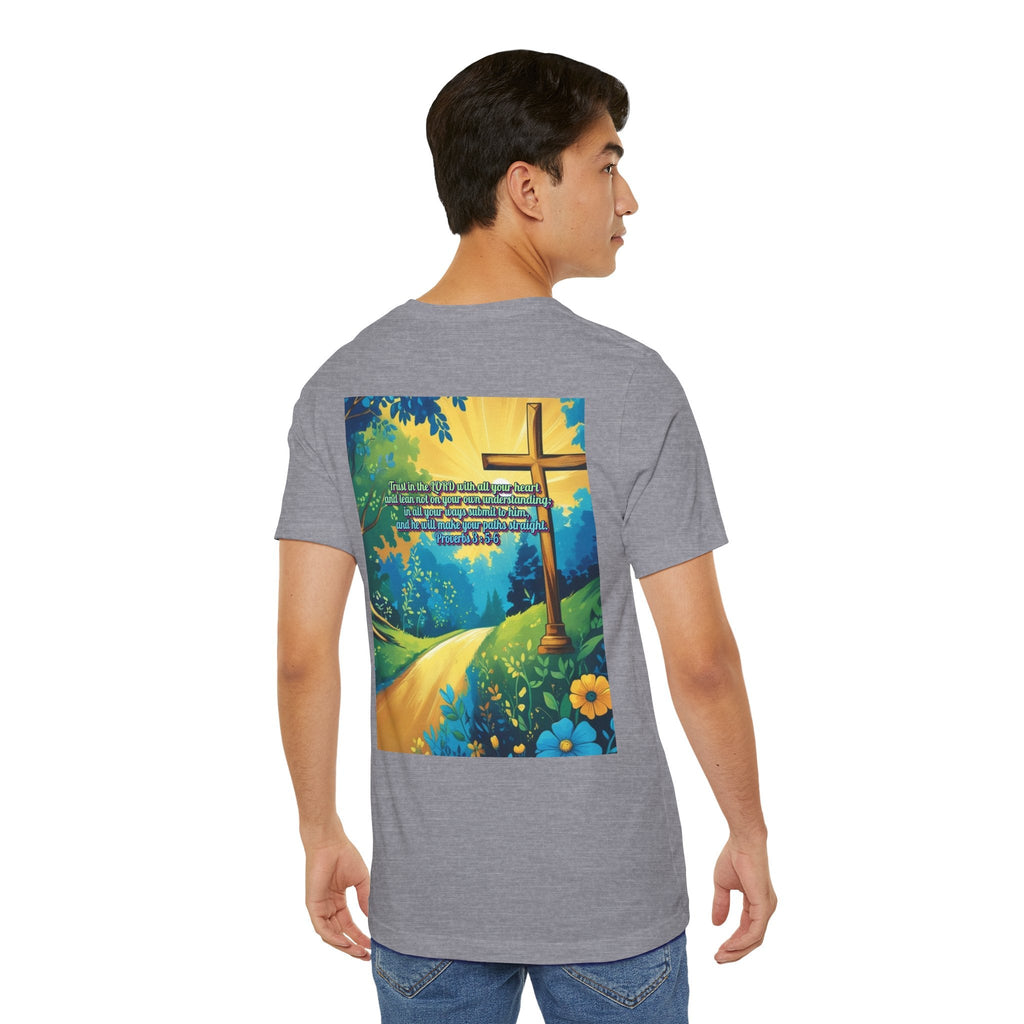 Trust in The Lord Proverbs 3:5-6 Biblical Design Unisex Jersey Short Sleeve Tee Printify
