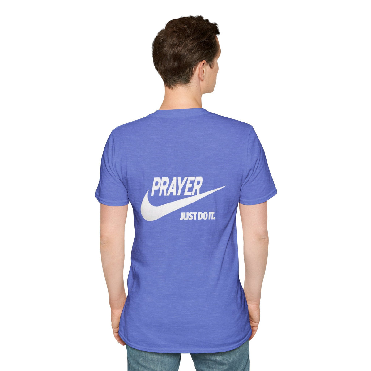 Prayer Just Do It T-shirt - Funny Christian Nike Parody T-shirt - Faith Gear Printify