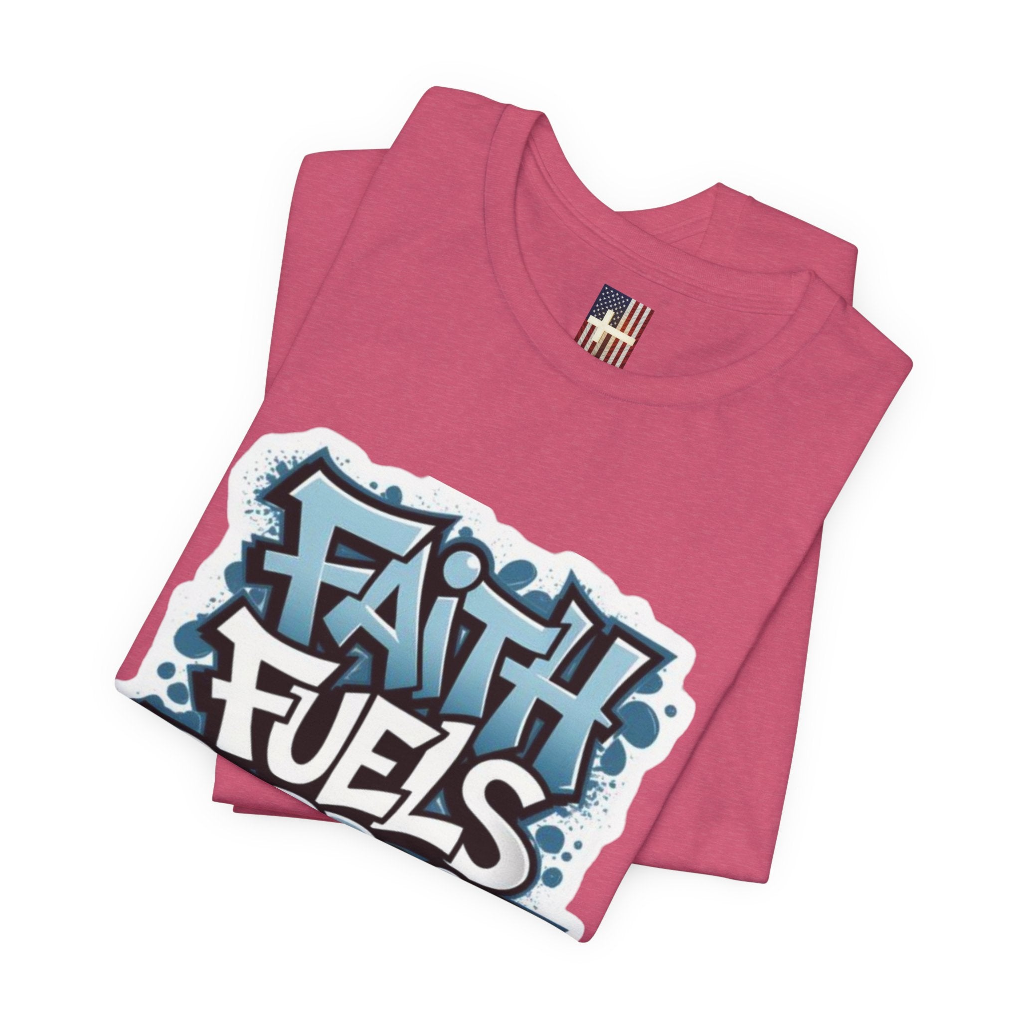 Faith Fuels Purpose T-shirt – Inspirational Christian T-shirt for Divine Drive & Unstoppable Belief Printify