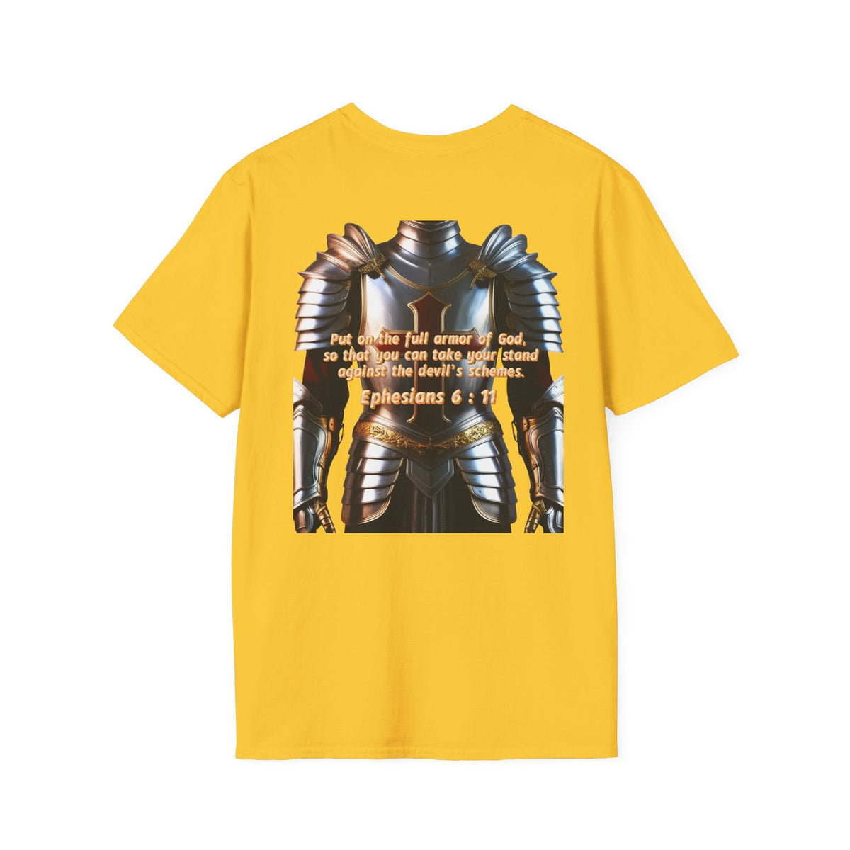 Religious Graphic Armor Of God Design - Unisex Softstyle T-Shirt Printify