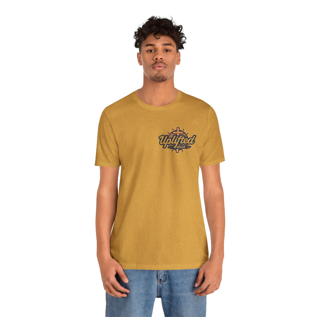 Religious Graphic Tee with Armor Of God Design Unisex Jersey Short Sleeve Tee Printify