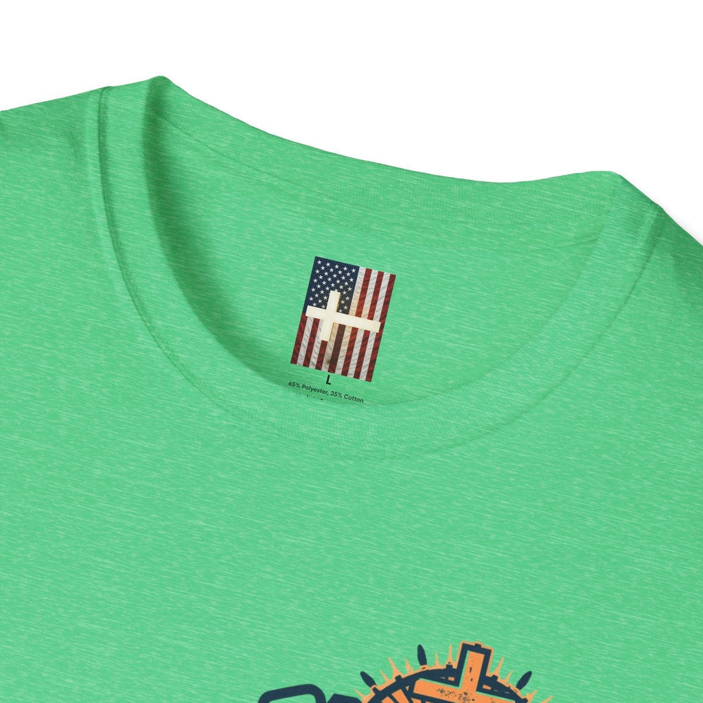 The Greatest Gift T-shirt – Cross Bow Present Christian T-shirt for Christmas Salvation & Eternal Faith Printify