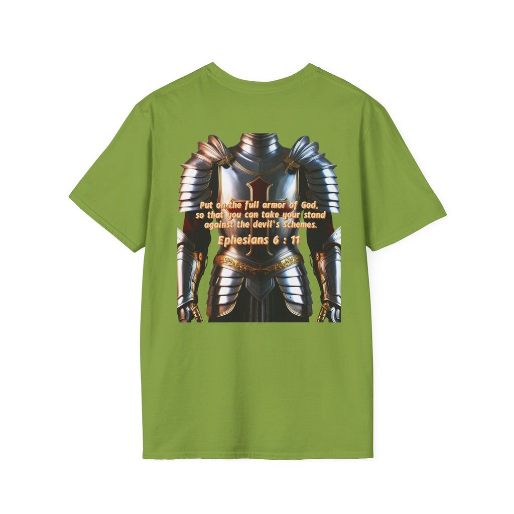Religious Graphic Armor Of God Design - Unisex Softstyle T-Shirt Printify