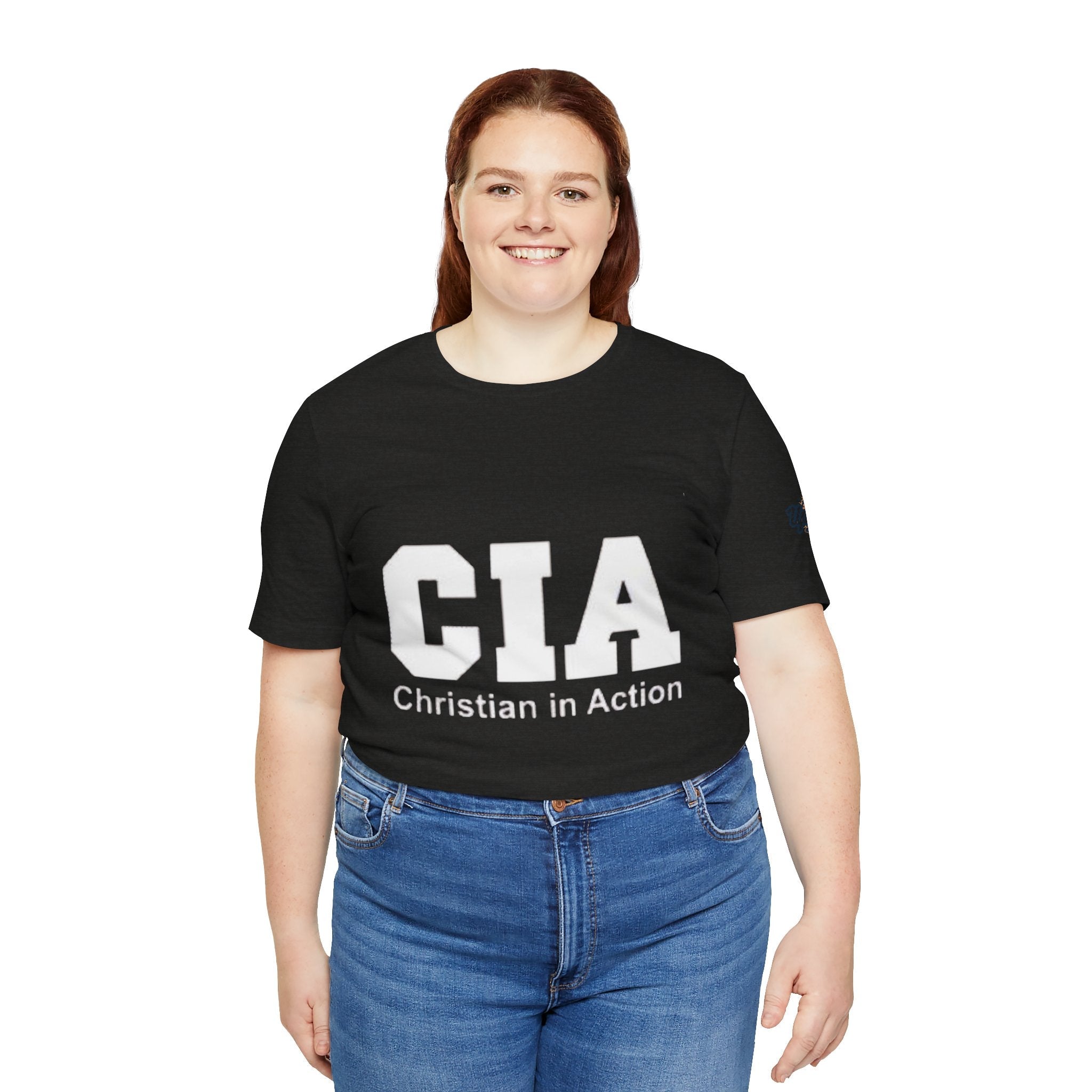 CIA Christian in Action T-shirt - Funny Faith Parody T-shirt - Mission Ready Apparel Printify
