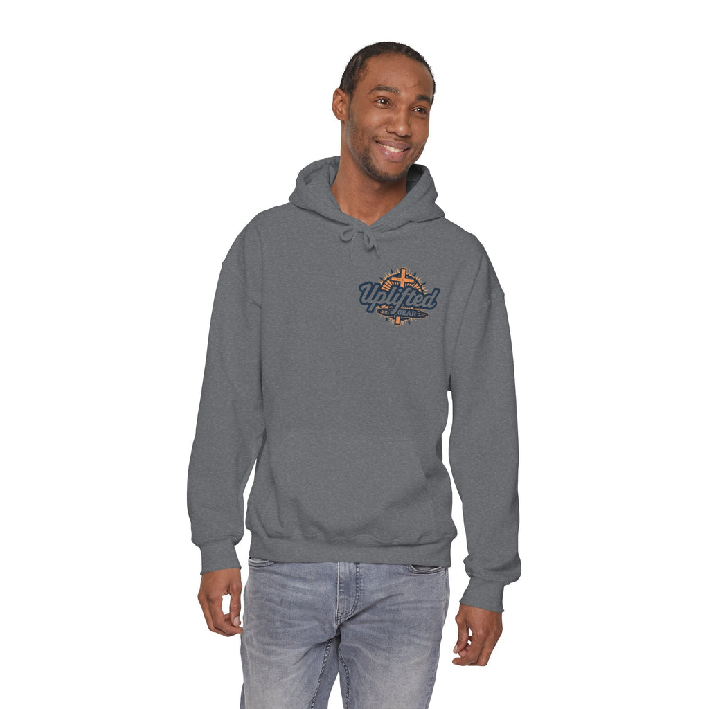 Theologian in Training Hoodie – Open Bible & Cross Christian Hoodie for Faithful Growth Printify